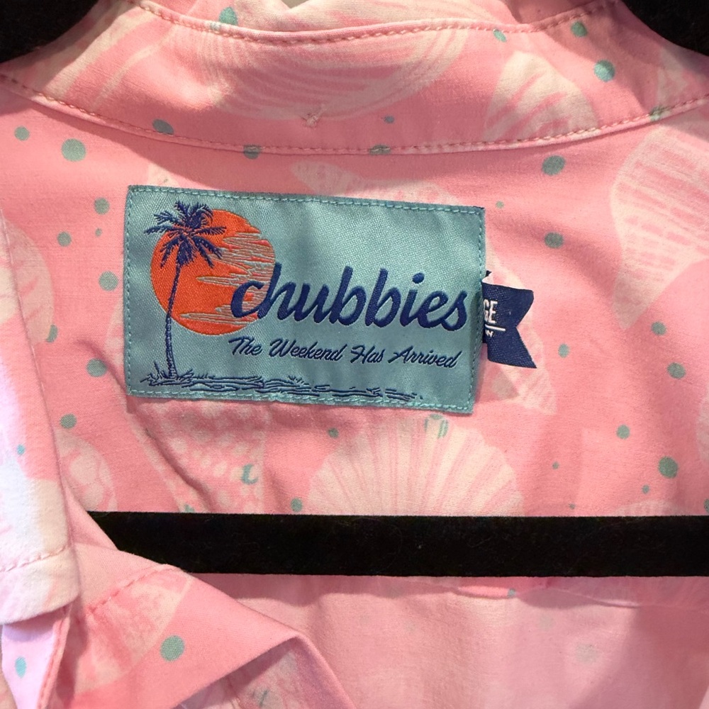 Chubbies Pink Shell Pattern Shirt - image 2